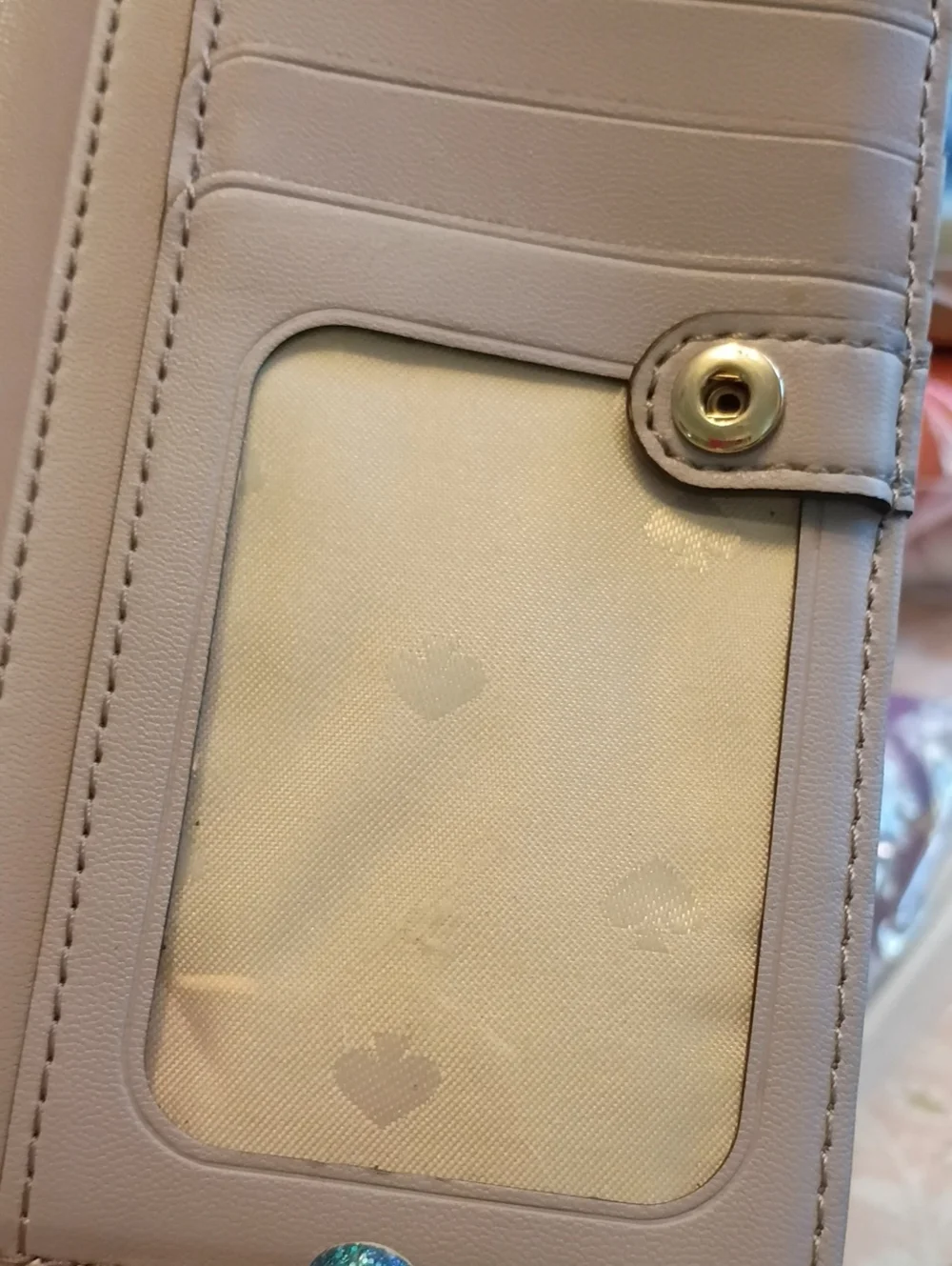 kate spade floral bifold wallet